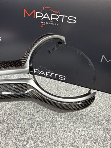BMW F80 F82 F10 M Performance Steering Wheel Trim Cover Gloss Carbon 32302345203