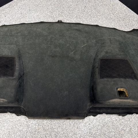04-10 Bmw E63 M6 6 Series Coupe Rear Deck Lid Shelf Suede Cover Black Oem