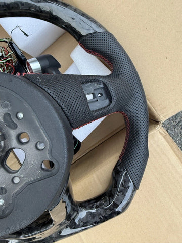 Custom Audi Rs3 S3 A3 Steering Wheel Forged Carbon Fiber
