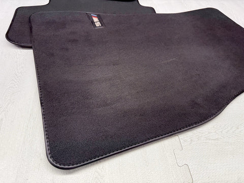 BMW 19-23 G30 F90 M5 Black Carpet Floor Mats OEM Right Front + Rears Only