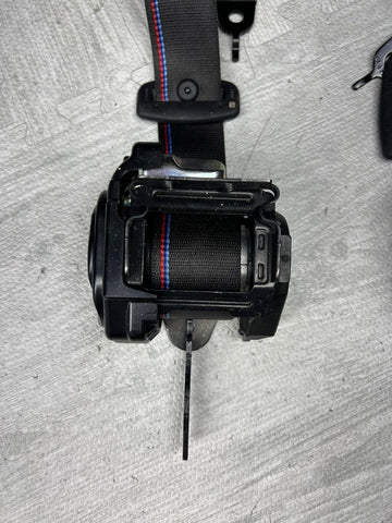 15-20 OEM BMW F82 F83 M4 Competition Rear Seat Belts Seatbelts Retractors Pair