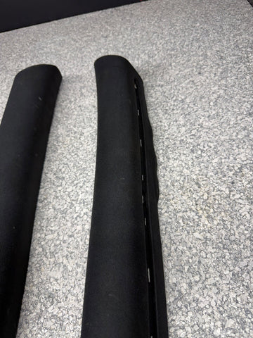 01-06 BMW E46 M3 Coupe Front A Pillars Black Original OEM Pair *Notes*