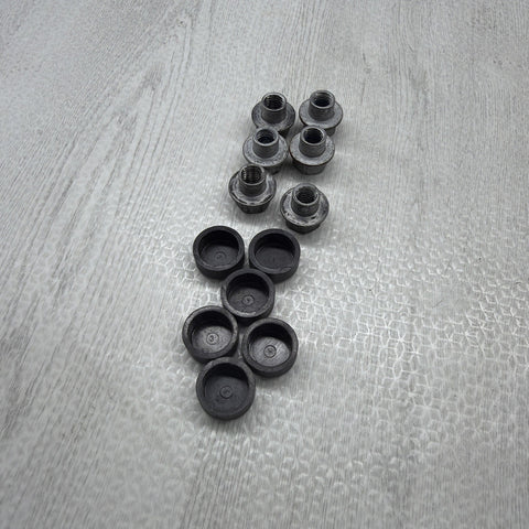 01-13 BMW E46 E90 E92 E93 M3 Shock Tower Strut Braces Bar OEM Nuts Caps Covers