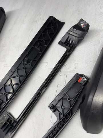 01-06 BMW E46 M3 Convertible Interior Armrests Trim Set Titan Shadow Grey