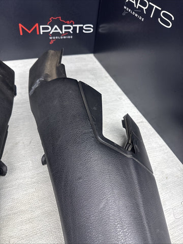 01-06 BMW E46 M3 CONVERTIBLE REAR INTERIOR QUARTER TRIMS COVERS PANELS BLACK