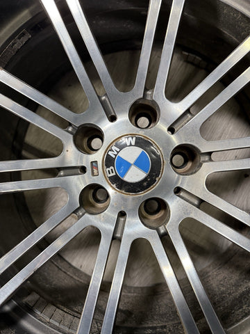 08-13 OEM BMW E90 E92 E93 M3 Rear 19” Wheel Rim Style 220M Silver 19x9.5 ET23
