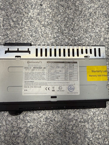 2001-2006 BMW E46 M3 European Style Radio Bluetooth Continental TR7412UB-OR
