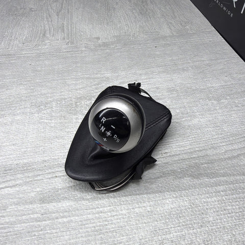 08-13 OEM BMW E90 E92 E93 M3 Shifter Knob Boot Plate Dual Clutch Transmission