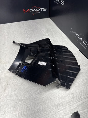 01-06 BMW E46 M3 Left Right Kick Dead Pedals Covers Trims Panels Genuine Black