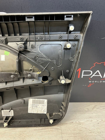 01-06 BMW E46 M3 DRIVER LEFT SIDE DOOR PANEL CARD BLACK OEM