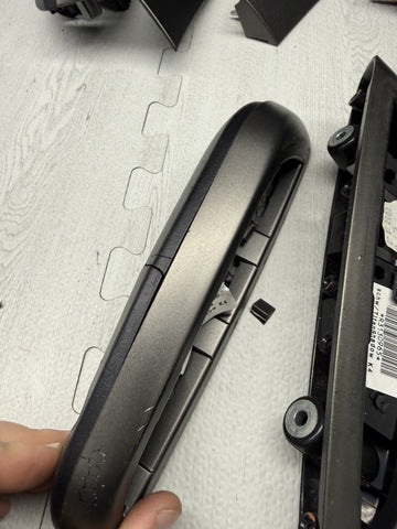 01-06 BMW E46 M3 Convertible Interior Armrests Trim Set Titan Shadow Grey