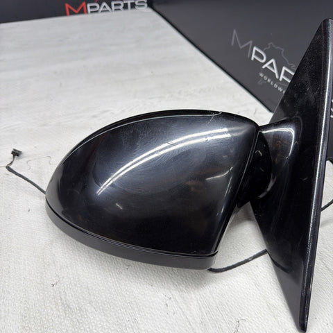 06-10 BMW E63 E64 M6 Left Side View Mirror Auto Dimming Black OEM