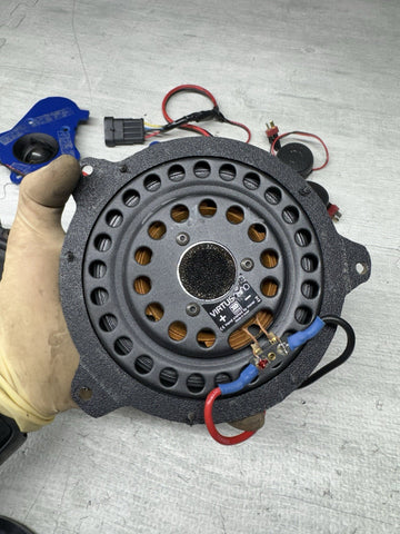 01-06 BMW E46 M3 Upgraded Speakers Morel Virtus Nano Hybrid Woofer Convertible