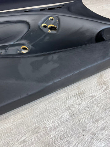 01-06 BMW E46 M3 DRIVER LEFT SIDE DOOR PANEL CARD BLACK OEM