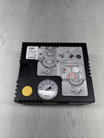 2008-2013 BMW M3 E90 E92 Emergency Tire Kit Compressor Air Pump OEM 71106792688