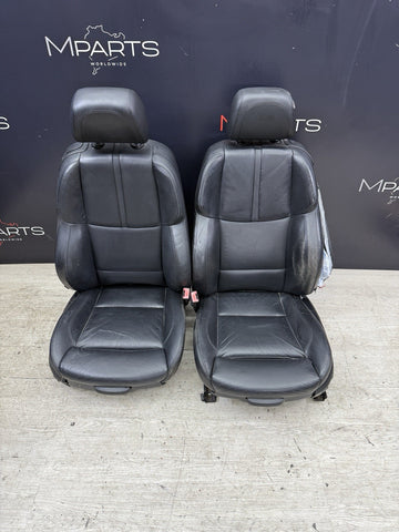 08-13 BMW E92 M3 Coupe Original Novillo Black Interior Front Seats