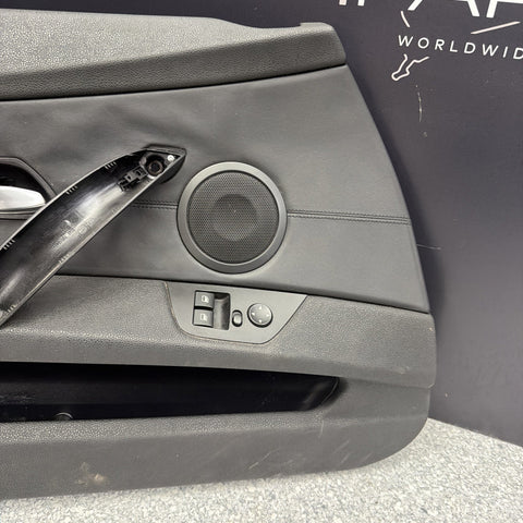 03-08 Bmw E85 Z4 Front Left Driver Interior Door Card Panel Cover Oem Black