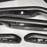 01-06 BMW E46 M3 Convertible Interior Armrests Trim Set Titan Shadow Black