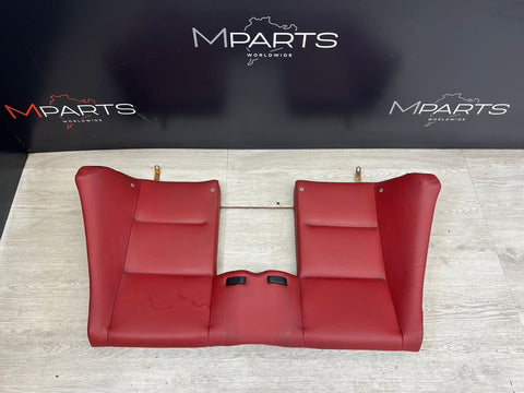 BMW 01-06 E46 M3 Convertible Rear Seat Back Rest Imola Red Leather Backrest
