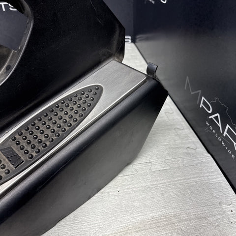 01-06 BMW E46 M3 Left Right Kick Dead Pedals Covers Trims Panels Genuine Black