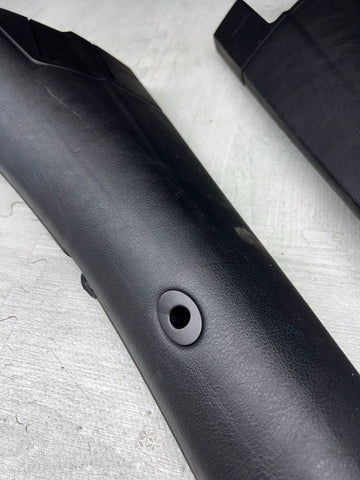 BMW 01-06 E46 325 330 M3 OEM Convertible Rear Top Lateral Trims Panels Black