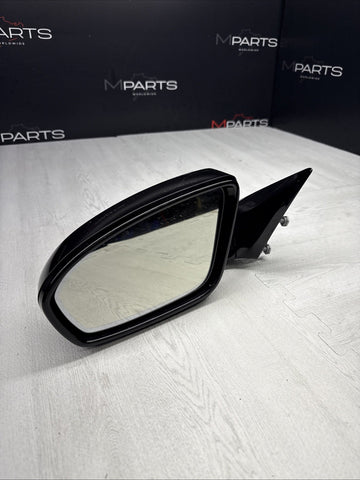 16-19 BMW F06 F12 F13 M6 LEFT DRIVER BLIND SPOT CAMERA DOOR MIRROR BLACK