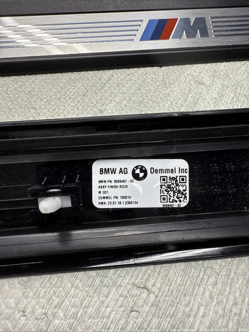 BMW OEM Front Entrance Covers Door Sills Plates 8068487 X3 G01 G08 X4 G02