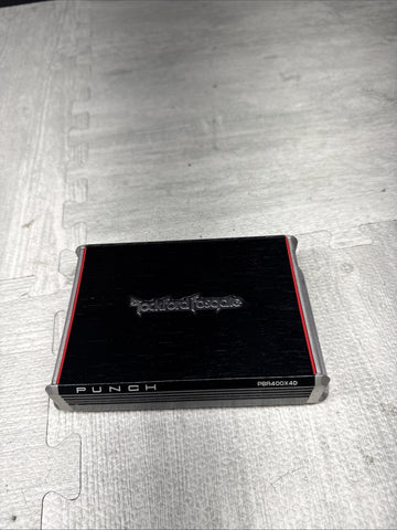 Rockford Fosgate PBR400X4D Punch Series 400W Class-D 4-Channel Amplifier