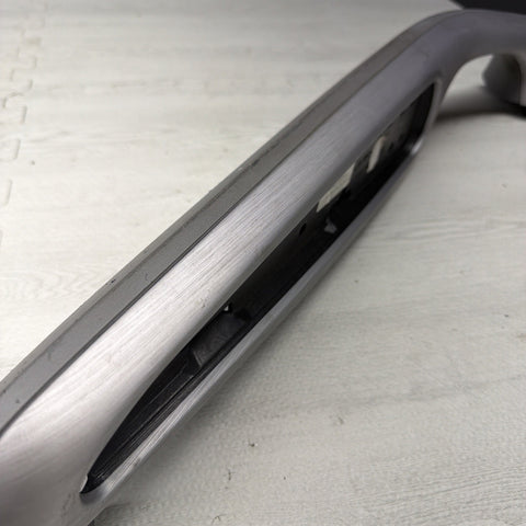 01-06 BMW E46 M3 Brushed Aluminum/Grey Door Trim Armrest Right Front Passenger