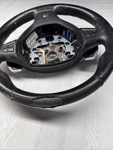 11-13 BMW F10 535i 528i 550i Sport Steering Wheel Black OEM