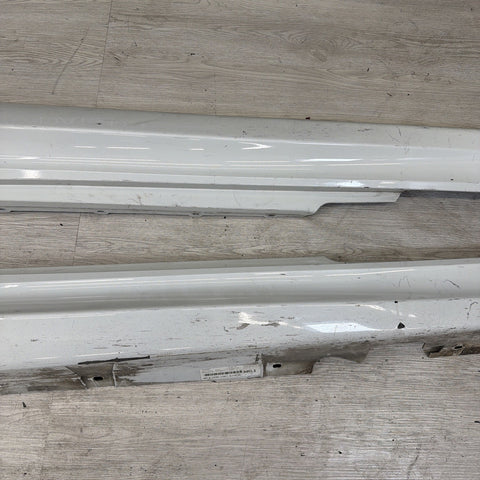 08-13 BMW E92 E93 M3 OEM Right Left Passenger Side Skirt Rocker Panels White
