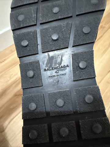 Balenciaga Race Runner Men's Trainers Size 42 US 9 White Green Leather Sneaker