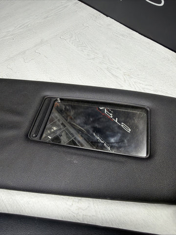 BMW 94-99 E36 M3 Black Sun Visors Sunvisors Pair OEM *Notes*