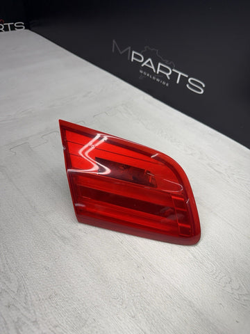 2011–2013 BMW 3 Series E92 Left Inner Trunk Lid Tail Light OEM 7252779 *Chip