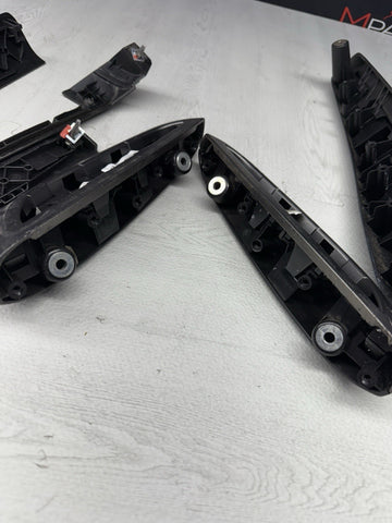 01-06 BMW E46 M3 Convertible Interior Armrests Trim Set Titan Shadow Grey