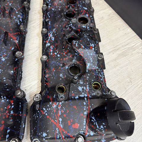 2008-2013 BMW E90 E92 E93 M3 S65 V8 Valve Covers Pair LH RH 7838268 7838267