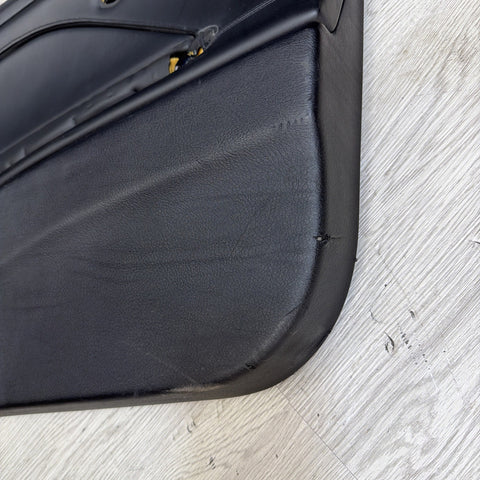 01-06 BMW E46 M3 PASSENGER RIGHT SIDE DOOR PANEL CARD BLACK OEM