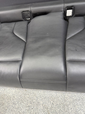 15-18 BMW F80 M3 Sedan Rear Bench Seat Bottom Pad Black Leather Heated OEM