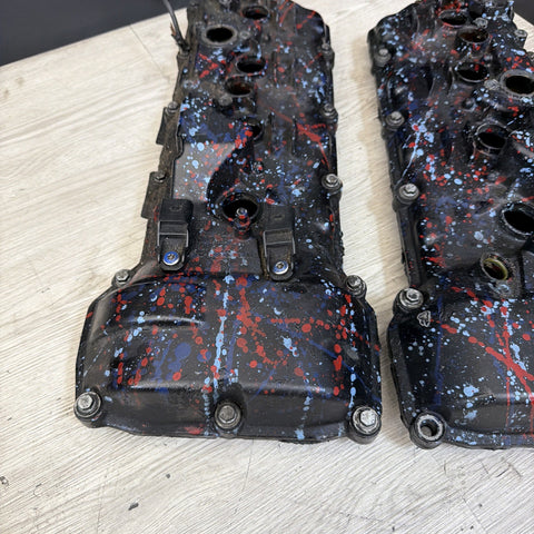 2008-2013 BMW E90 E92 E93 M3 S65 V8 Valve Covers Pair LH RH 7838268 7838267