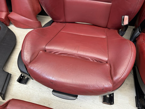 01-06 BMW E46 M3 Coupe Interior Heated Seats & Panels Imola Red
