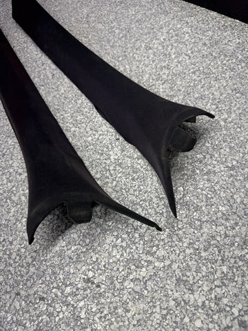 BMW E36 M3 328 Coupe A Pillars Interior Trims Cover Black Pair Set *Fading