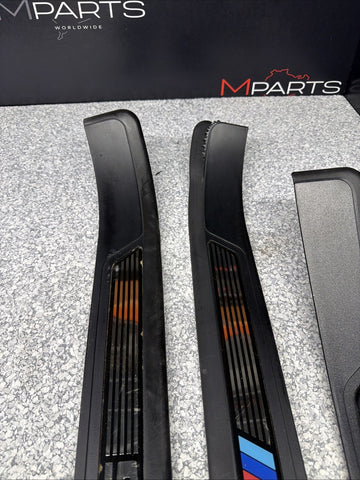 BMW E39 M Sport Door Sill Trim Scuff Plates Set OEM 525i 530i 540i M-Tech M5
