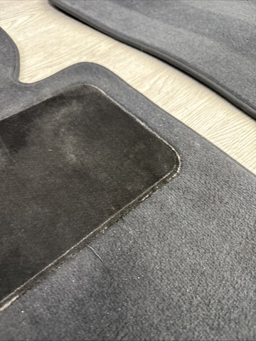 Genuine 01-06 BMW E46 M3 Convertible Carpets Floor Mats Black Front & Rear