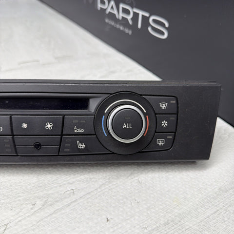 OEM BMW E90 E91 E92 E93 M3 328 335 A/C Climate Control Switch Panel Black Heated