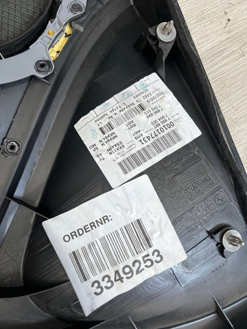 01-06 BMW E46 M3 DRIVER LEFT SIDE DOOR PANEL CARD BLACK OEM