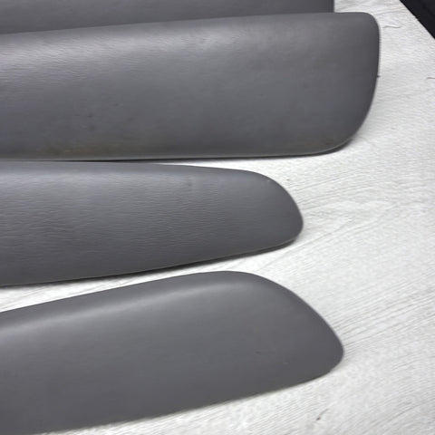 01-06 BMW E46 M3 Convertible Door Arm Rest Armrest Pads Grey