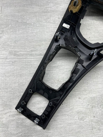 09-13 BMW E93 M3 CONVERTIBLE DCT CIC LEATHER CENTER CONSOLE TRIM