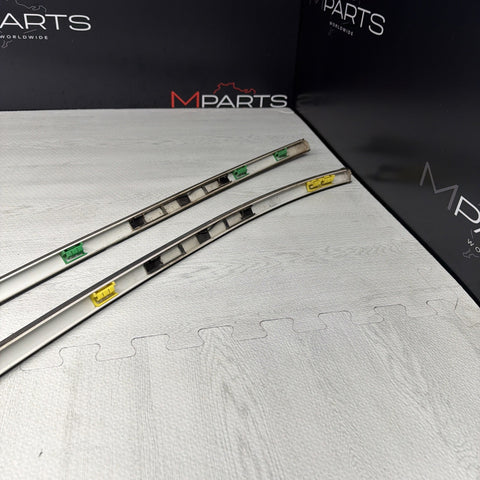 BMW E46 330CI M3 325CI Roof Rails Moldings Trims Wrapped Pair Coupe OEM