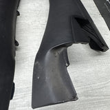 01-06 BMW E46 M3 CONVERTIBLE REAR INTERIOR QUARTER TRIMS COVERS PANELS BLACK