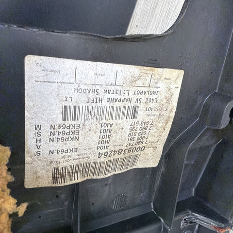 BMW 01-06 E46 M3 COUPE LEFT REAR QUARTER INTERIOR TRIM PANEL IMOLA RED *Notes*